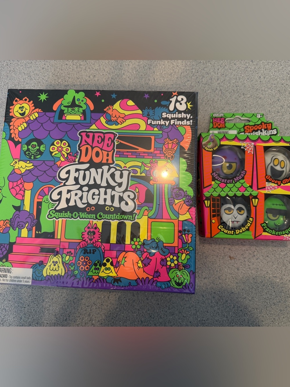 Bundle NeeDoh 2026 Advent Calendar Halloween Funky Frights + Spooky Squishkins 4